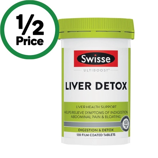 Swisse Ultiboost Liver Detox Tablets Pk 120~