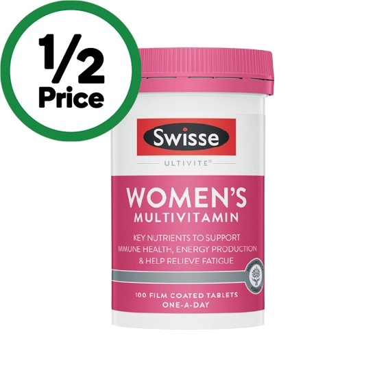 Swisse Ultivite Women’s Multivitamin Tablets Pk 100~