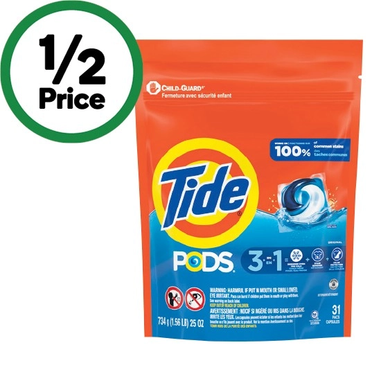 Tide Pods Laundry Capsules Pk 31