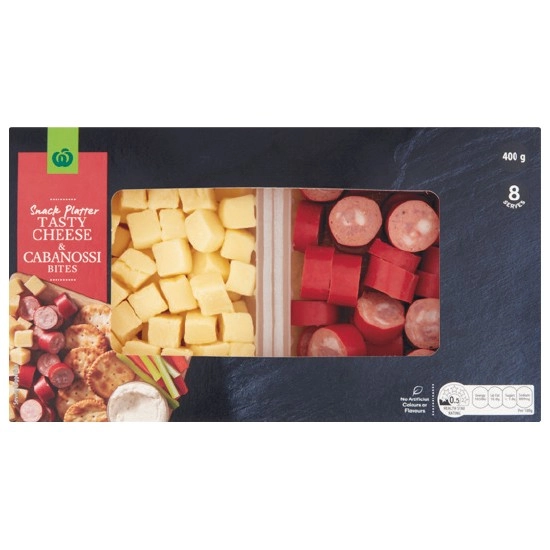 Woolworths Cabanossi & Tasty Cheese Bites 400g – From the Deli