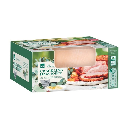 Woolworths Crackling Leg Ham Roast