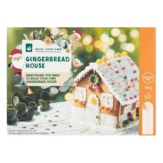 Woolworths DIY Gingerbread House 719g