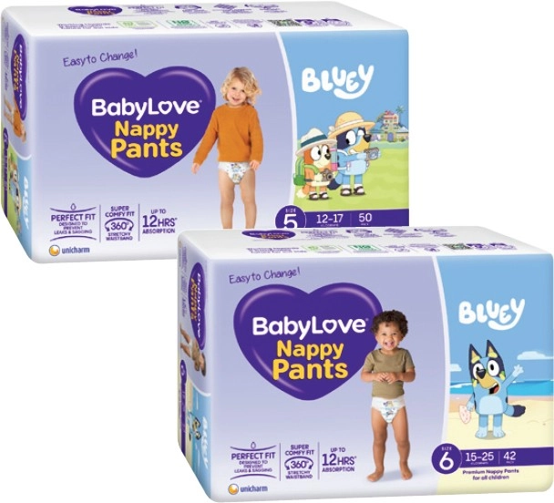 BabyLove Jumbo Nappy Pants 42 Pack-56 Pack