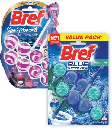 Bref Toilet Cleaner Block Twin Pack 100g