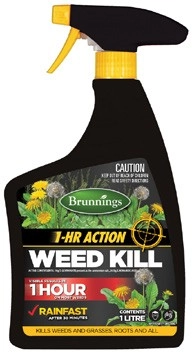 Brunnings 1 Hour Action Weed Kill 1 Litre