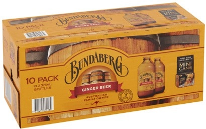 Bundaberg Brewed Soft Drinks 10x375mL