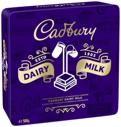 Cadbury Dairy Milk Heritage Tin 500g