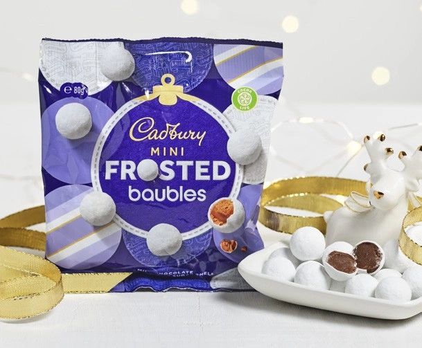 Cadbury Mini Frosted Baubles 80g