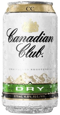 Canadian Club & Dry Cans 10x375mL