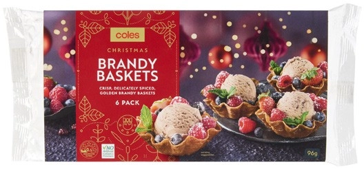 Christmas Brandy Baskets 8 Pack 96g