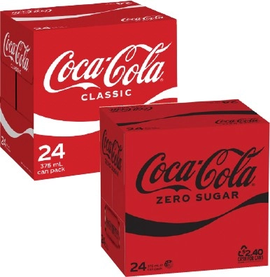 Coca-Cola Soft Drink 24x375mL