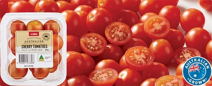 Coles Australian Cherry Tomatoes 250g Pack