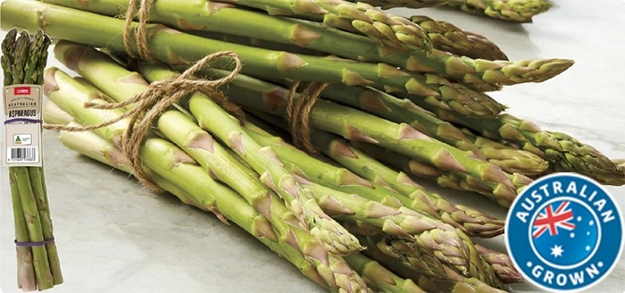 Coles Australian Green Asparagus Bunch