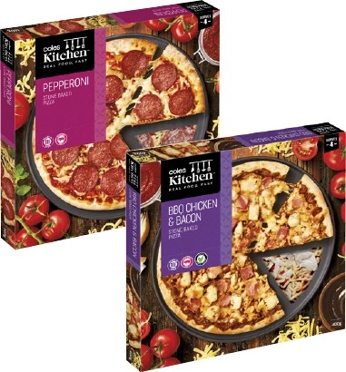 Coles Kitchen Pizza 360g-410g