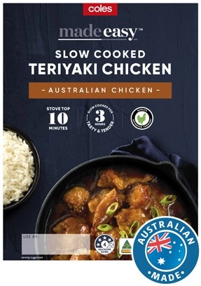 Coles Made Easy Slow Cooked Teriyaki Chicken 700g