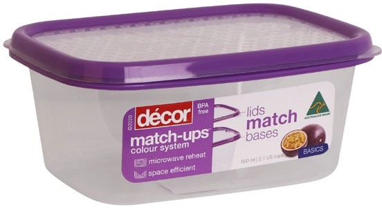 Décor Match Ups Container 500mL