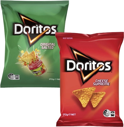 Doritos Corn Chips 150g-170g