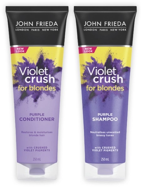 John Frieda Violet Crush Tone Refresh Shampoo or Conditioner 250mL