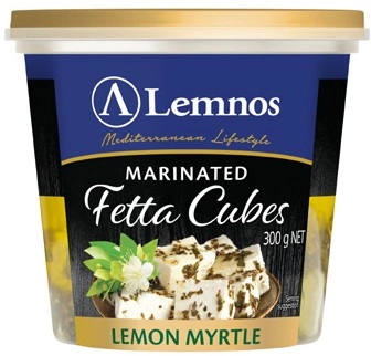 Lemnos Marinated Fetta Lemon Myrtle 300g