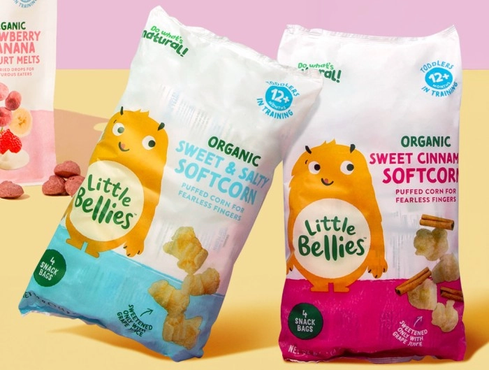 Little Bellies Organic Softcorn Sweet Cinnamon or Sweet & Salty 32g