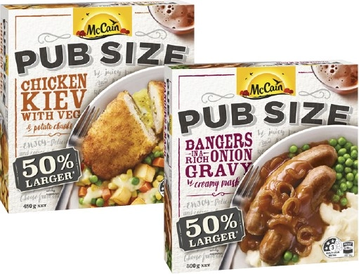 McCain Pub Size Meal 480g-500g