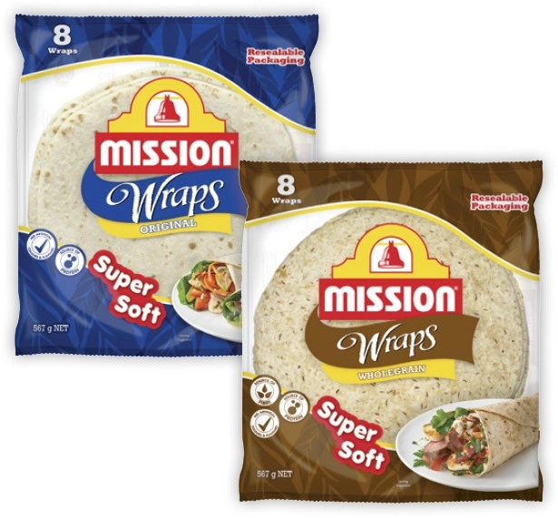 Mission Wraps 8 Pack 567g