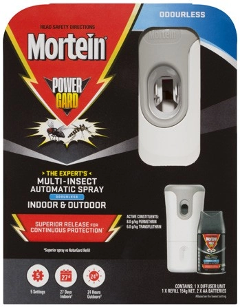 Mortein PowerGard Multi-Insect Automatic Spray 1 Pack