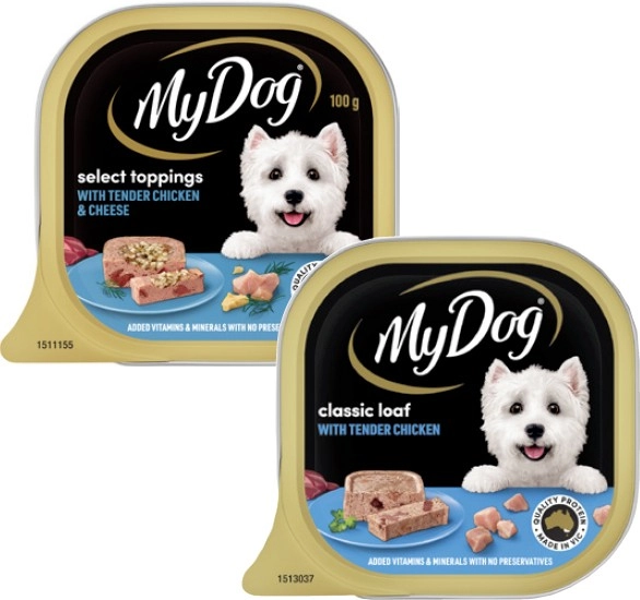 My Dog Dog Food Tray 100g