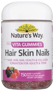 Nature's Way Adult Vita Gummies Hair Skin Nails 150 Pack