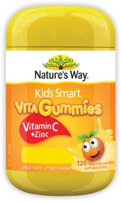 Nature's Way Kids Smart Vita Gummies Vitamin C + Zinc 120 Pack