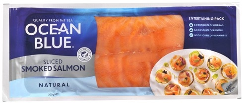 Ocean Blue Sliced Smoked Salmon 300g