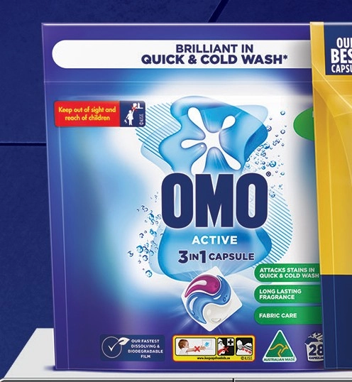 Omo Laundry Capsules 28 Pack