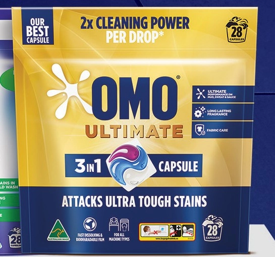 Omo Ultimate Laundry Capsules 28 Pack