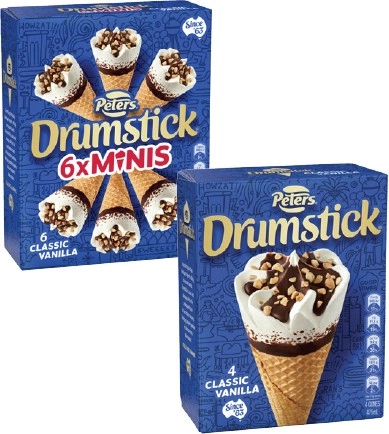 Peters Drumstick 4 Pack-6 Pack 475mL-490mL