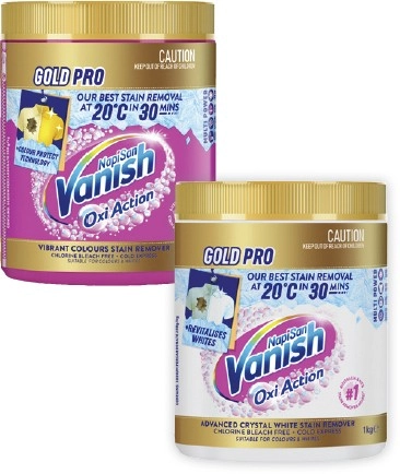 Vanish Napisan Oxi Action Gold Pro Stain Remover 1kg