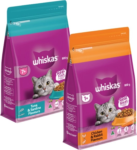 Whiskas Dry Cat Food 800g