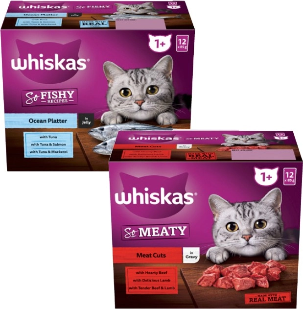 Whiskas Oh So Cat Food 12x85g