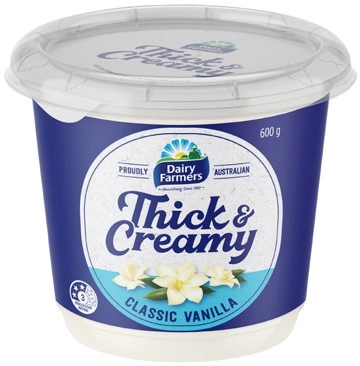 Dairy Farmers Thick & Creamy Yoghurt 550-600g Selected Varieties