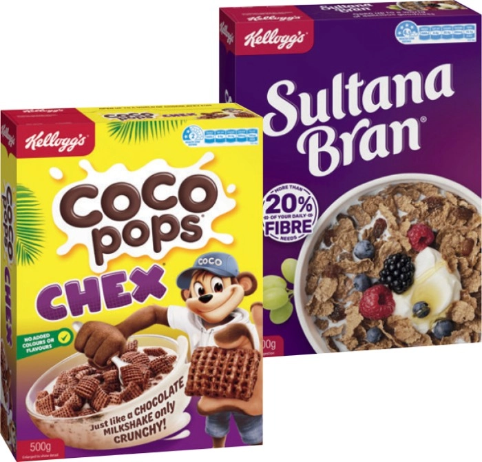 Kellogg’s Cereal 450-700g Selected Varieties