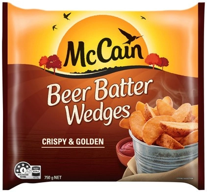 McCain Beer Batter Wedges or Chips 750g Selected Varieties