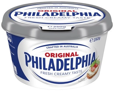 Philadelphia Cream Cheese Spreadable Tub 250g Selected Varieties