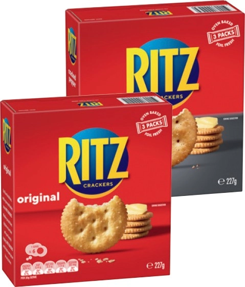 Ritz Crackers 227g Selected Varieties