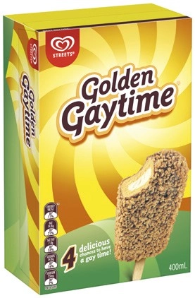 Streets Golden Gaytime Ice Cream 4 Pack Selected Varieties