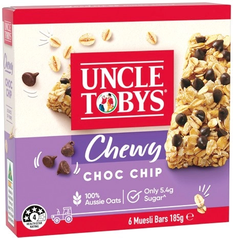 Uncle Tobys Muesli Bars 6 Pack Selected Varieties