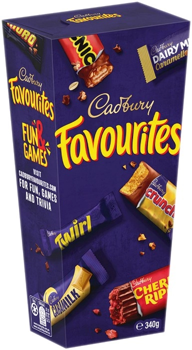 Cadbury Favourites 336‑340g or Toblerone Pralines 180g Selected Varieties