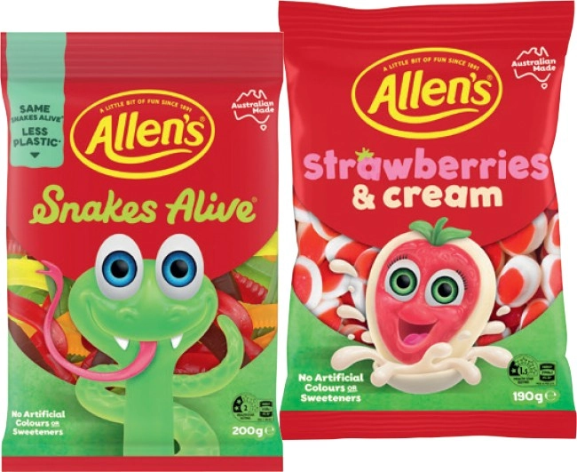 Allen’s Medium Bag 140‑200g Selected Varieties