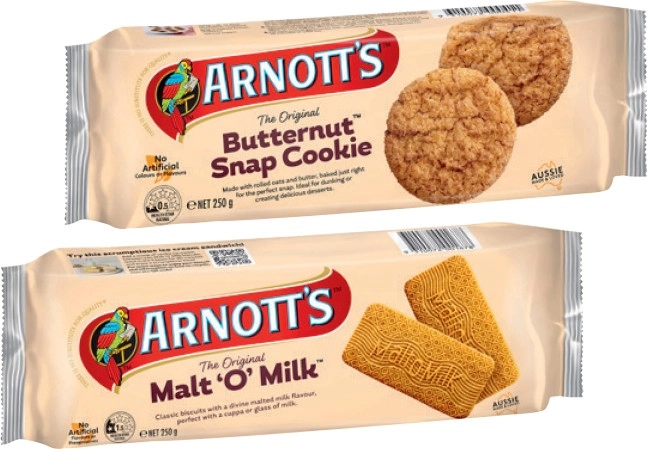 Arnott’s Sweet Biscuits 250g Selected Varieties