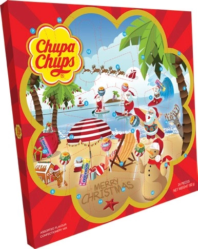 Chupa Chups Merry Christmas Advent Calendar 192g*