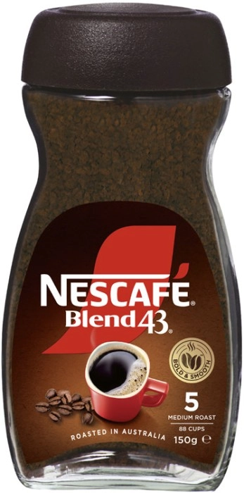 Nescafé Blend 43 Instant Coffee 140-150g Selected Varieties