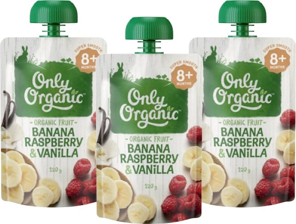 Only Organic Baby Food 120g Selected Varieties